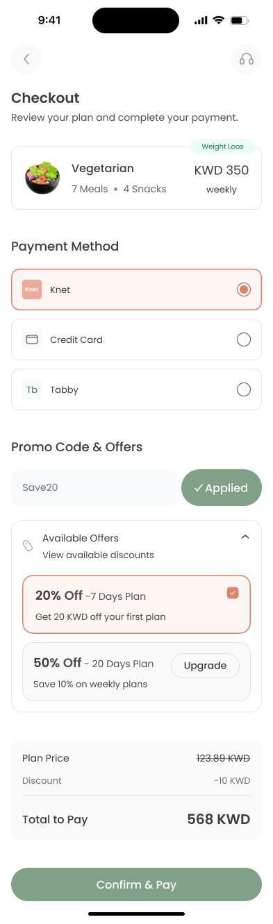 Numou Checkout